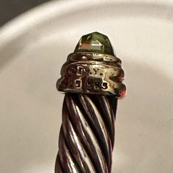 David Yurman cable flex bracelet with gemstone in silver - Picture 8 of 11